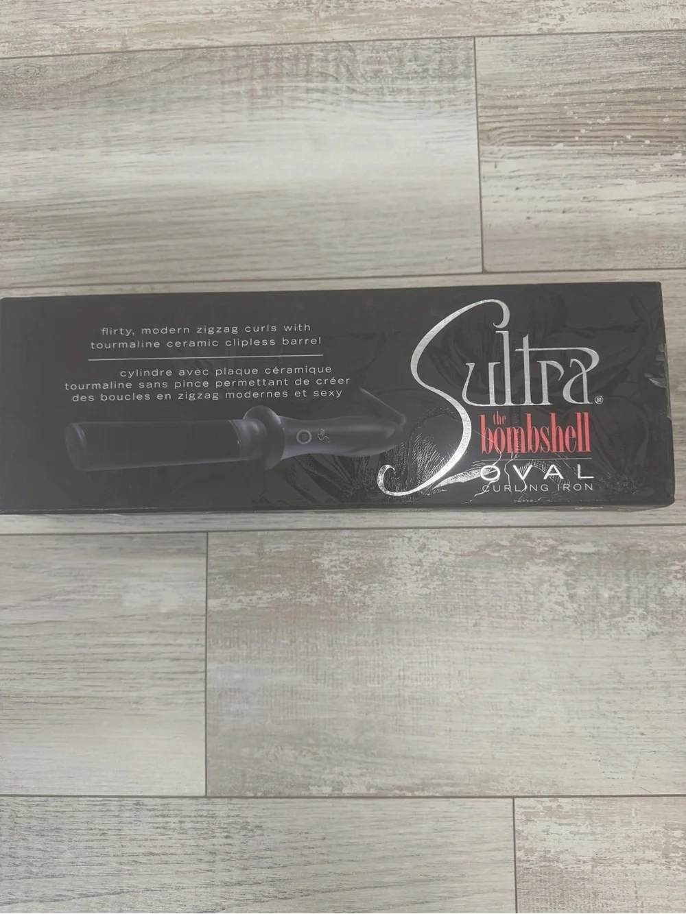 Sultra The Bombshell Oval Clipless Curling Iron - NIB Sealed